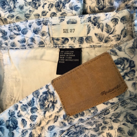 Madewell Skinny Crop Floral Jeans - Picture 4 of 5
